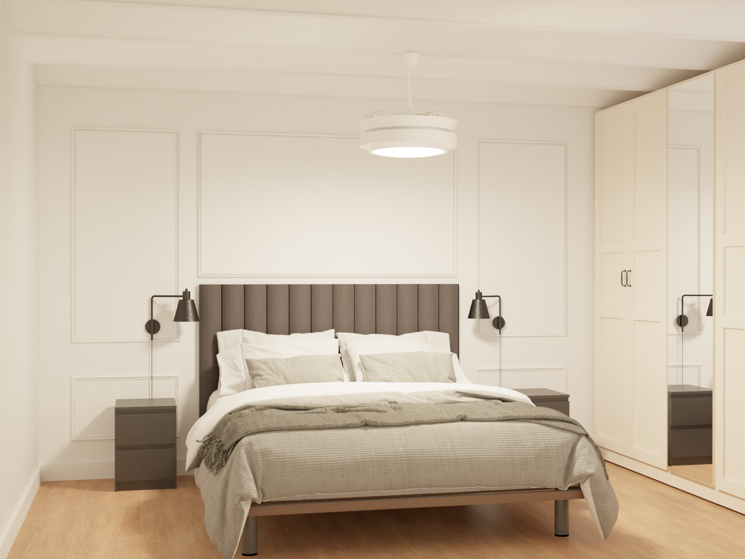 Dormitorio contemporáneo, por FA Interiorismo, Málaga