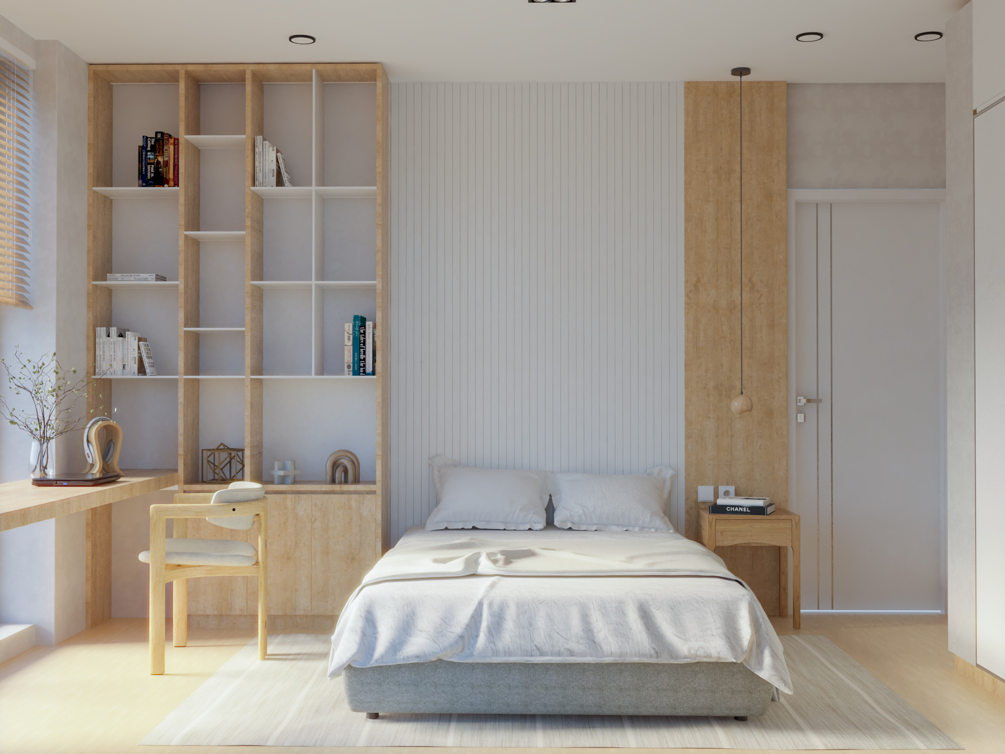 Dormitorio con escritorio, por FA Interiorismo, Málaga